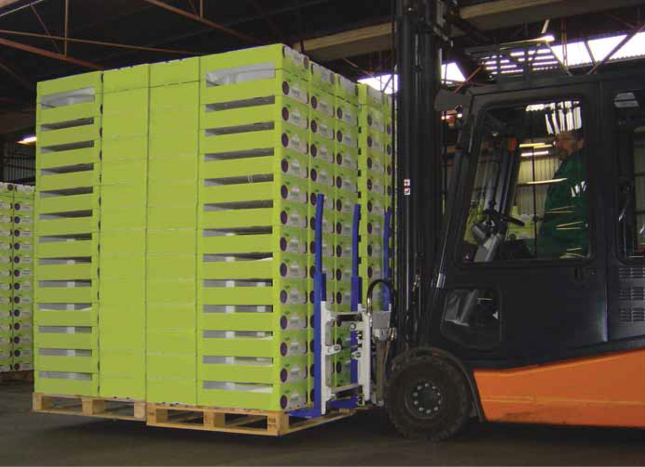 Mehrfach-Palettenklammern Lange Gabeln