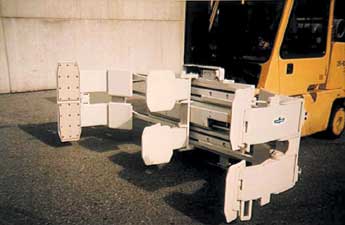 Papierrollenklammer mit Gleitarm