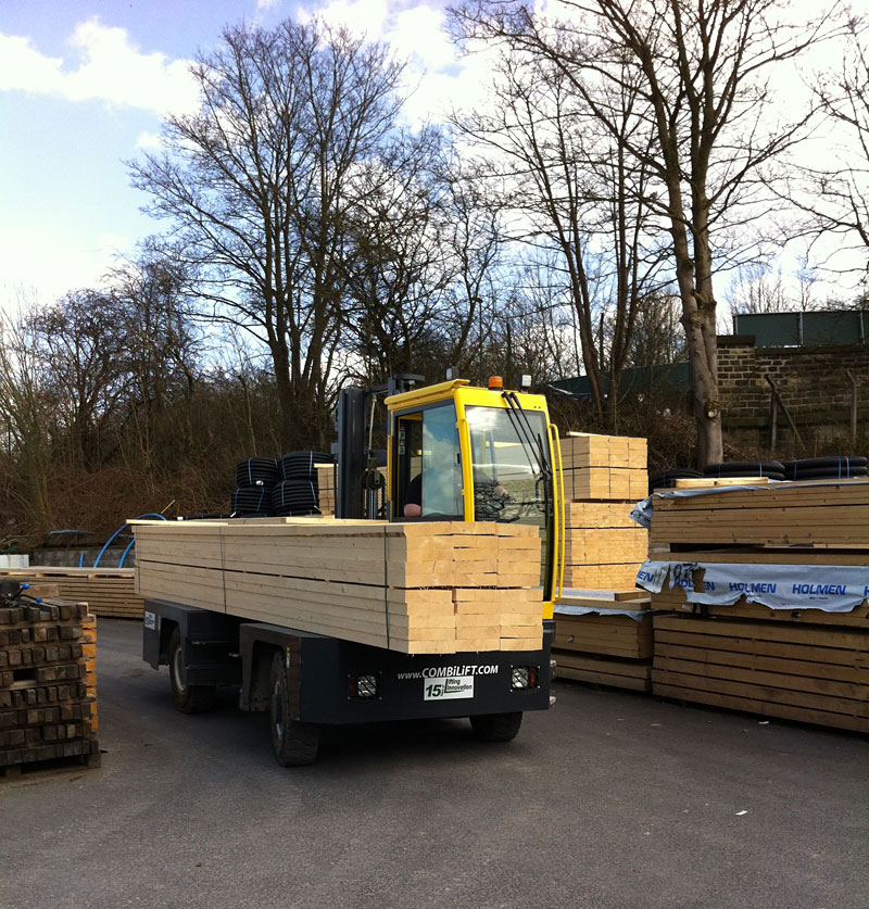 Combilift 4-Rad Seitenstapler