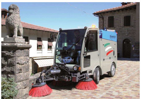 Straßen-Kehrmaschine Albers Fördertechnik