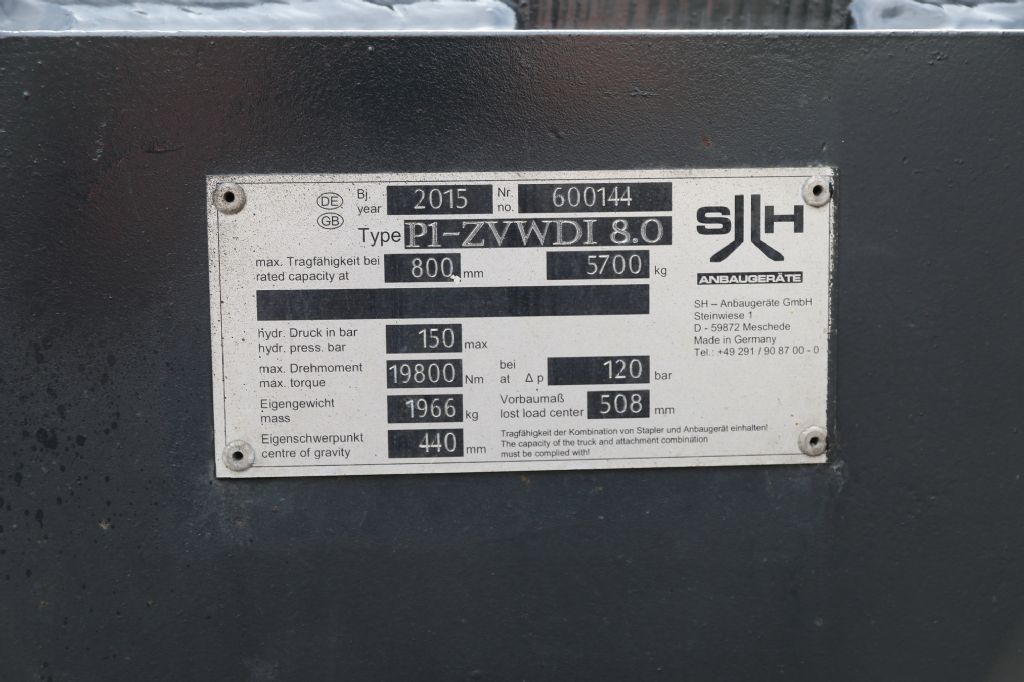 *Sonstige Integriertes Drehgerät  Linde H80D