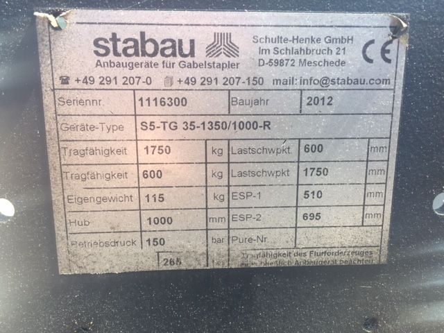 Stabau S5-TG35 1350/1000